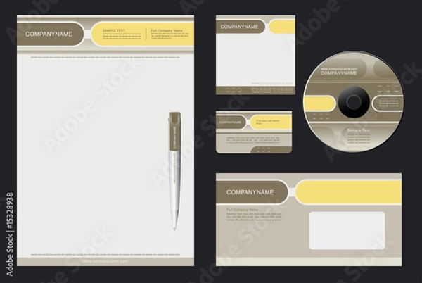 Obraz Corporate Identity Template Vector
