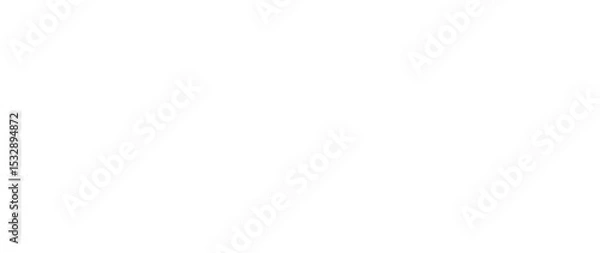 Fototapeta Pair of eye-like white outline shapes are floating on transparent background in flat style