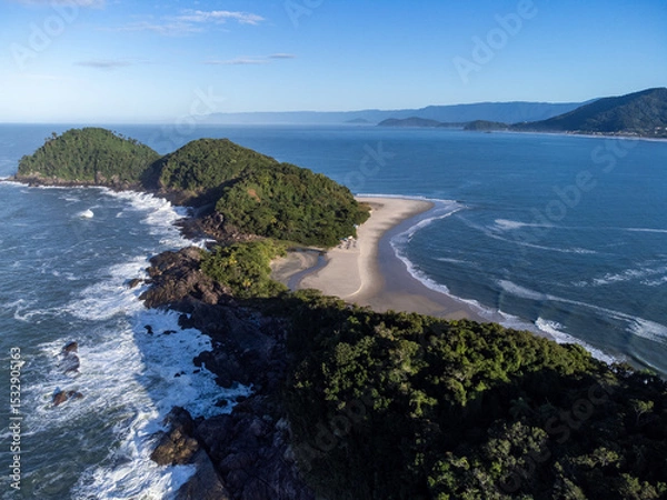 Obraz small island with a paradisiacal beach