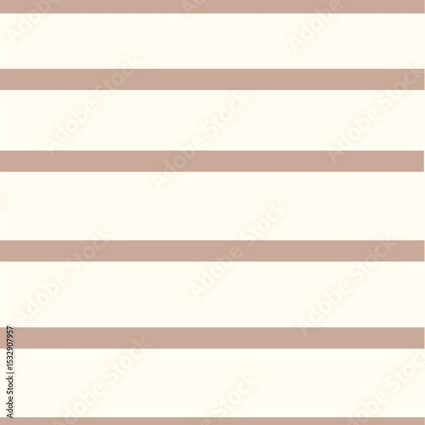 Fototapeta Seamless pattern of stripes in trendy mocha tones on a beige background. Gentle warm design for fabrics, backgrounds, packaging.