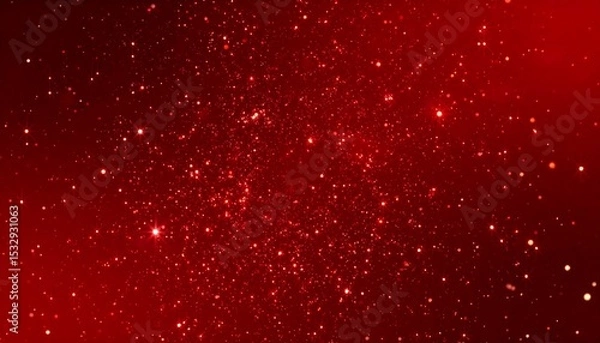 Obraz Red starry background (1)