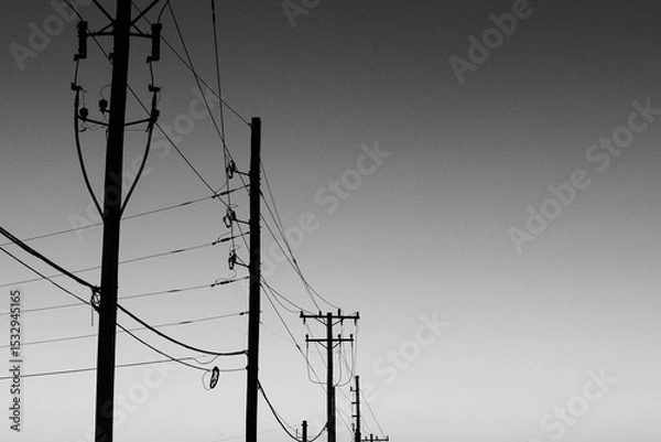 Obraz electric power lines