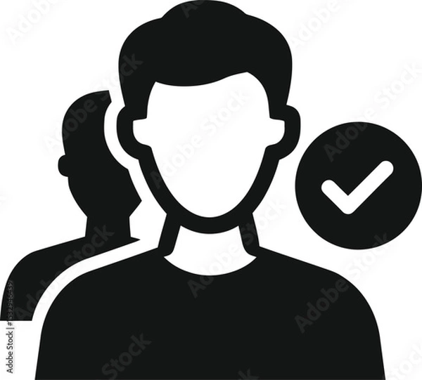 Fototapeta High quality photo of silhouette of a man.
