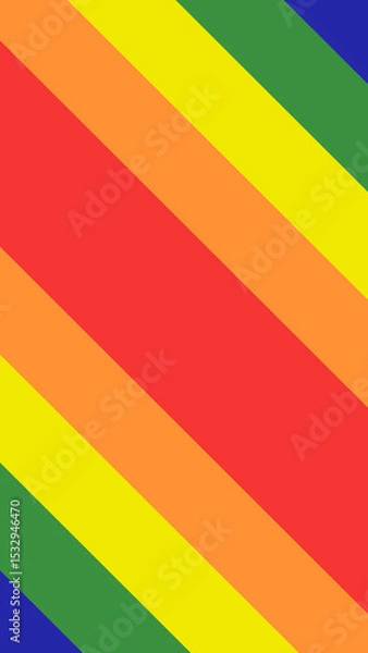 Obraz Pride Rainbow Minimal Vertical Transitions 2 MOGRT 416