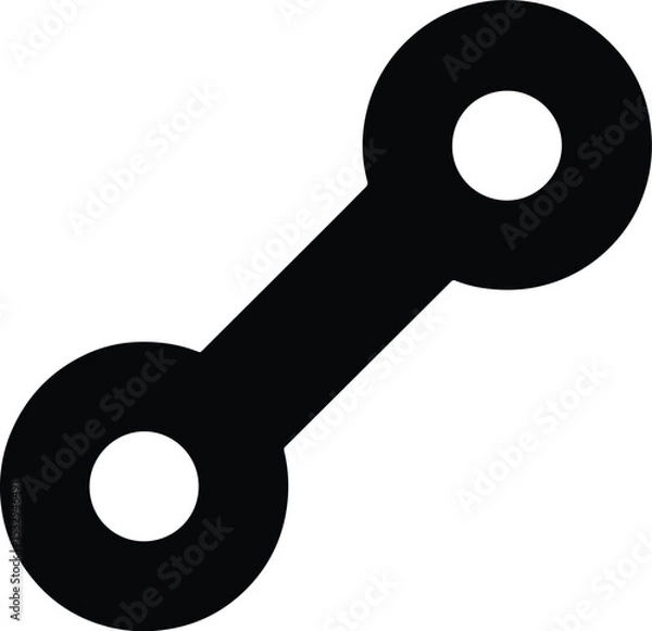 Fototapeta High quality photo of old key isolated on white.