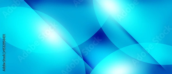 Fototapeta abstract background circle and cross on fluid gradient with shadows and light effects