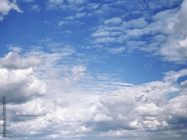 Obraz Scenic cloudy sky during daytime