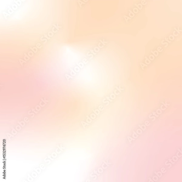 Fototapeta A soft vertical gradient background transitioning smoothly from white to peach and pale pink tones, creating a calm and elegant aesthetic.