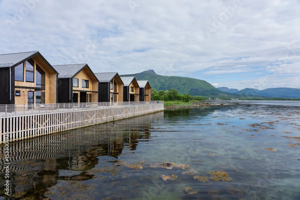 Fototapeta View from Risøyhamn, Andøy, Vesterålen, Norway