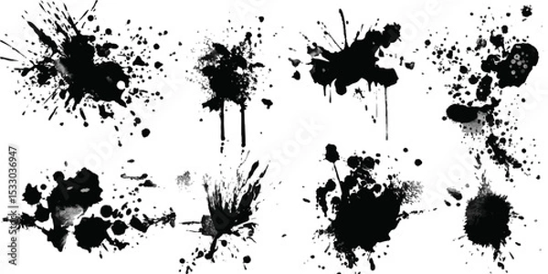 Fototapeta Abstract Grunge Texture Vector Illustration. Vintage background with speckles, dots, flecks and particles. Grunge grain kraft paper pattern.