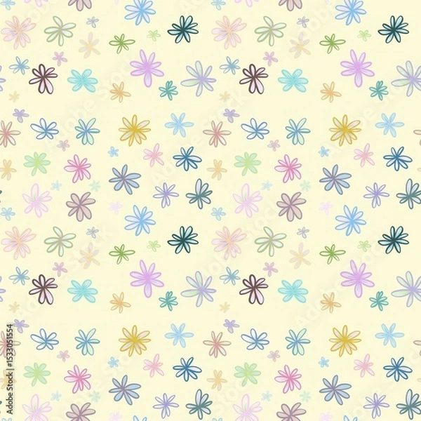 Obraz seamless floral pattern