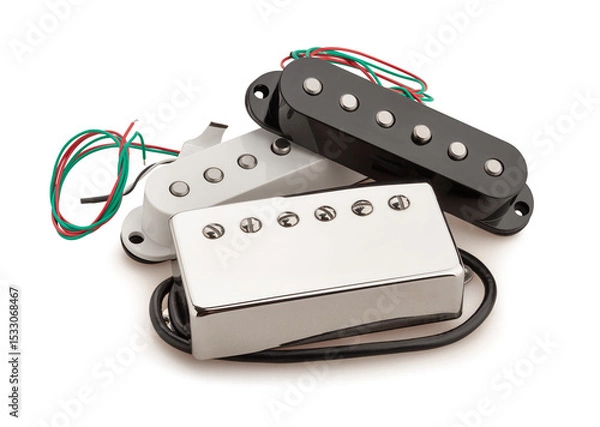 Fototapeta various pickups path isolated on white