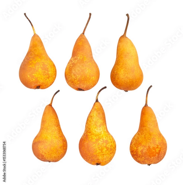 Fototapeta pear path isolated on white