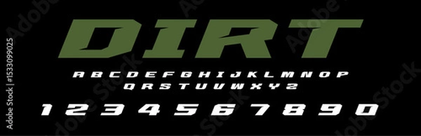 Fototapeta Dirt lettering vector graphic apparel clothing prints eps svg png. Typography Fonts graphics designs posters stickers. Download it Now in high resolution format and print it in any size	