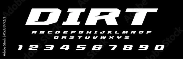 Fototapeta Dirt lettering vector graphic apparel clothing prints eps svg png. Typography Fonts graphics designs posters stickers. Download it Now in high resolution format and print it in any size	