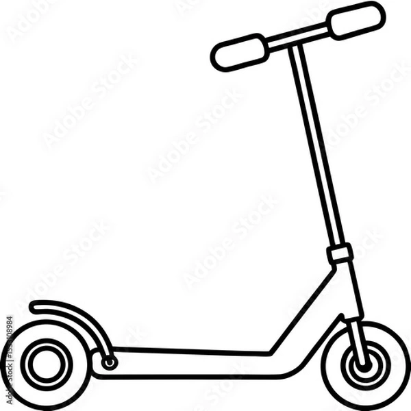Obraz bicycle isolated on white