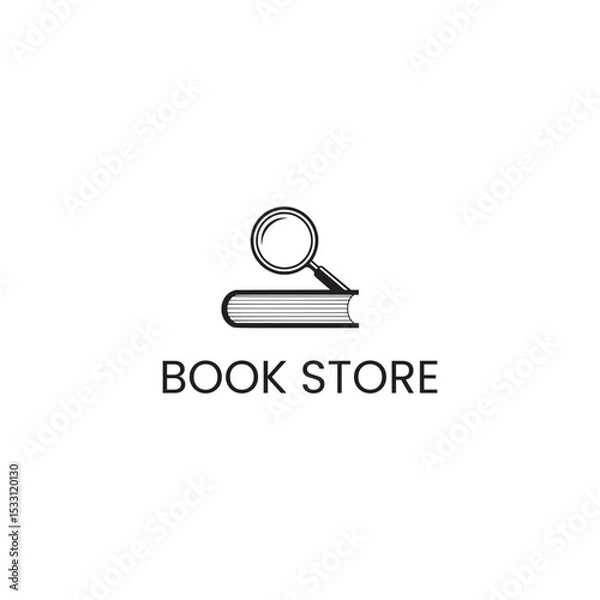 Obraz Bookstore logo stock vector.