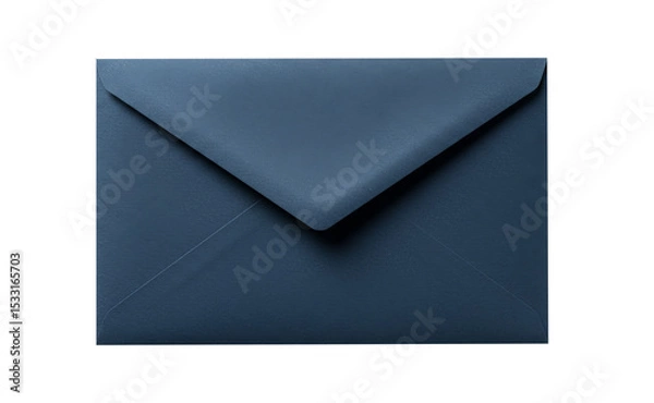 Obraz blue envelope isolated on transparent background