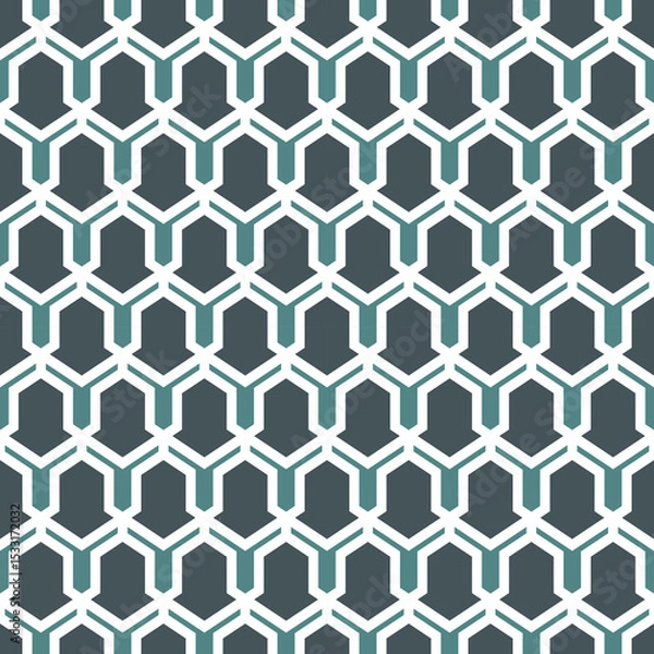 Fototapeta Seamless ethnic vector. Tribal wallpaper. Arrows ornament. Geometrical pattern. Geometric backdrop. Mosaics motif. Grid background. Textile print. Ethnical design. Abstract image.