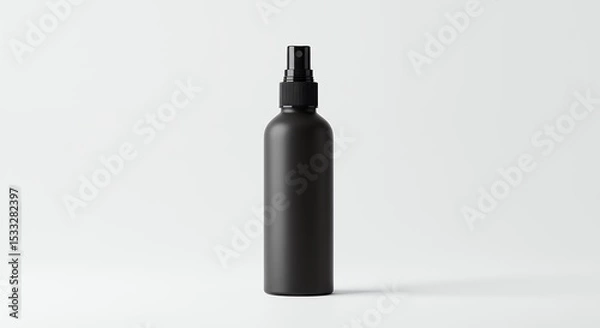 Obraz Black spray bottle mockup