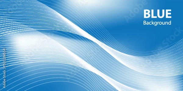 Fototapeta Blue line background pattern vector