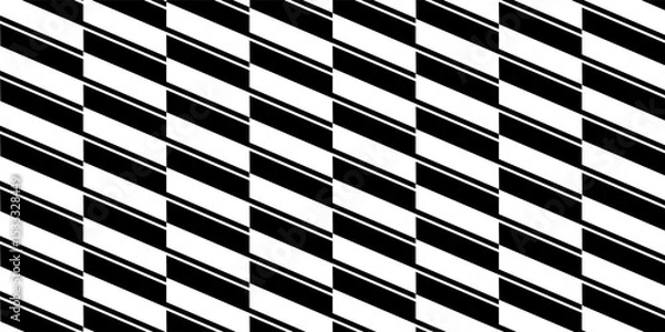 Obraz Repeating zigzag lines wallpaper. Thunder bolt background. Electric power, flash light, jagged stripes pattern. Superhero, boom, speed or surprise anime cartoon print. Vector graphic illustration.