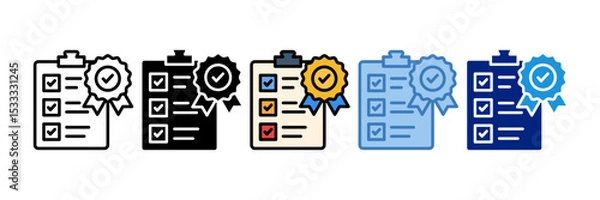 Obraz Quality Compliance Icon Element For Design