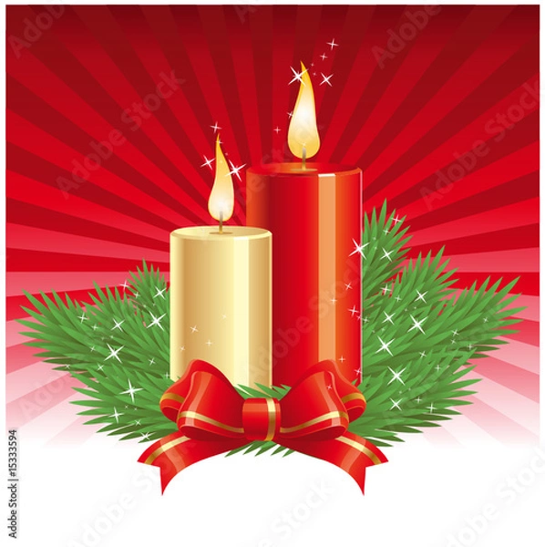 Obraz Weihnachtskerzen