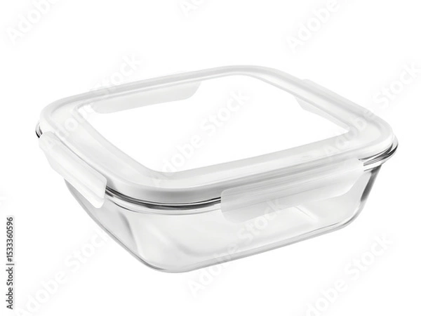 Fototapeta Glass food container