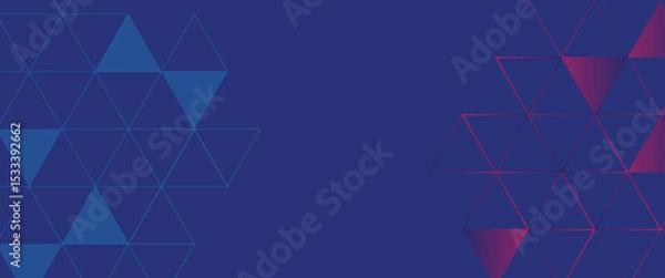 Fototapeta Abstract geometric background with triangle shape pattern