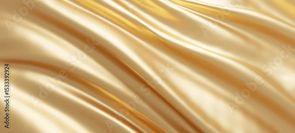 Fototapeta Luxury goldl fabric background 3d render
