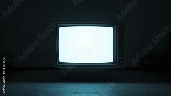 Obraz Vintage TV Static Glow