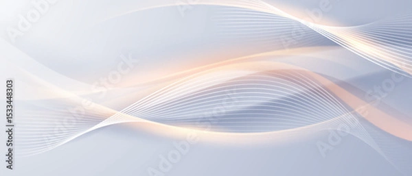 Obraz gray and white abstract background modern vector illustration