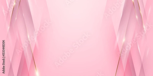 Obraz pink background design With luxurious effect elements Vector illustration