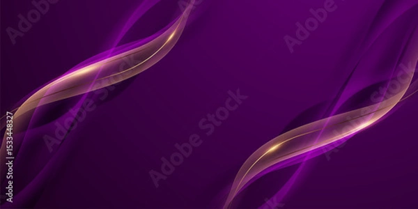 Obraz purple abstract background with luxurious effects Modern vector illustration