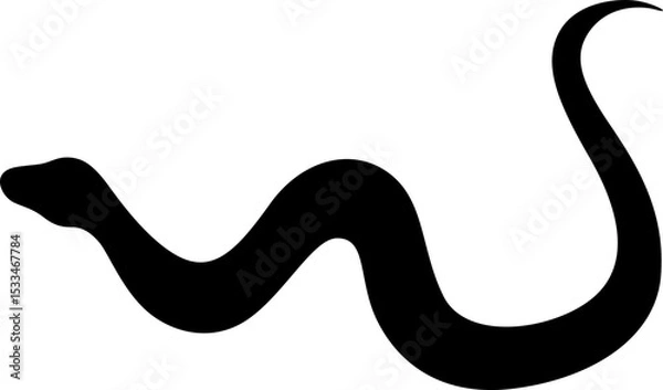 Obraz Snake Silhouette