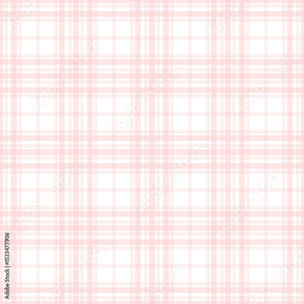 Obraz  Fabric pattern, pink checkered pattern, gift wrapping paper , seamless pattern 
