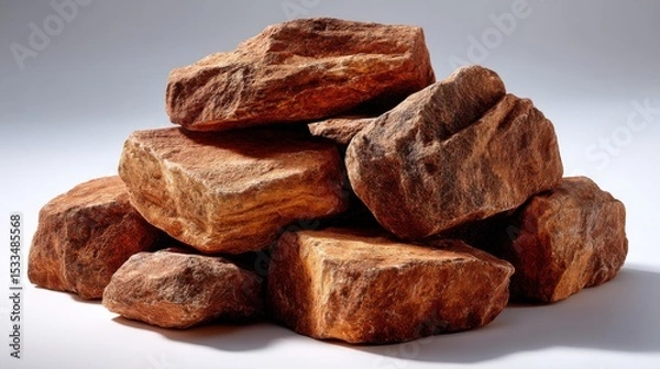 Fototapeta Rock formation display nature park photography studio setting close-up natural beauty