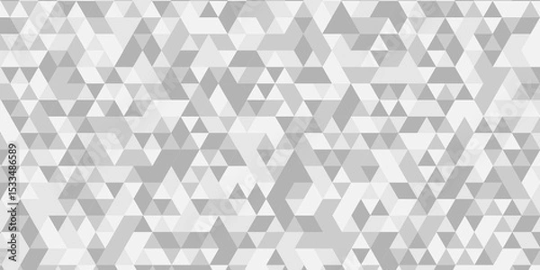Obraz Geometric abstract diamond repeat origami white, gray square cube triangulated random cube low polygon triangle textile web abstract corporate creative design.	