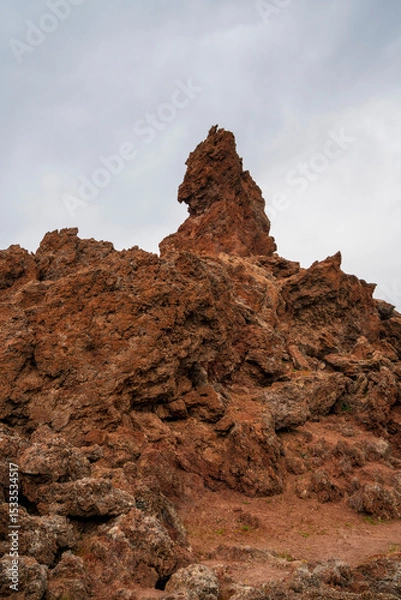 Obraz Sharp Volcanic Rock Formations on Kameno Vouno