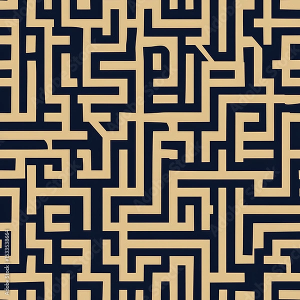 Obraz Seamless tile patterns combining cultural, modern, and botanical inspirations for commercial vector.