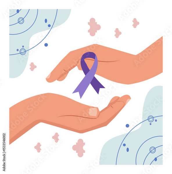 Obraz World Alzheimer's Day Illustration Set-04