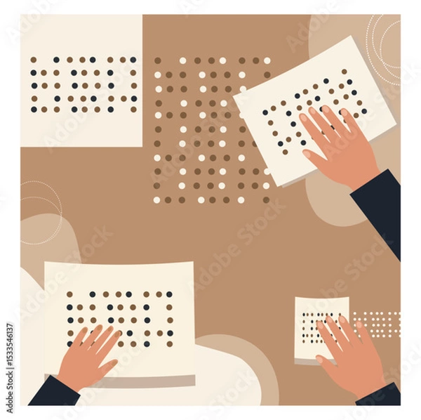 Obraz World Braille -01