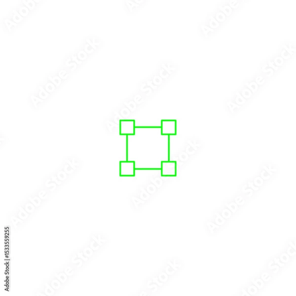 Fototapeta Set Computer Icons Vector