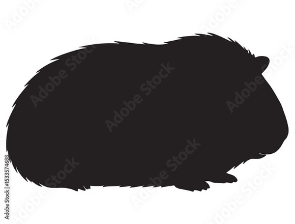 Obraz GUINEA PIG SILHOUETTE