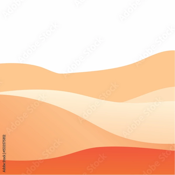 Fototapeta Earthy dusk blobs for travel or lifestyle brands.