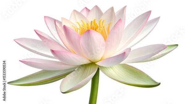 Fototapeta lotus flower isolated on transparent background