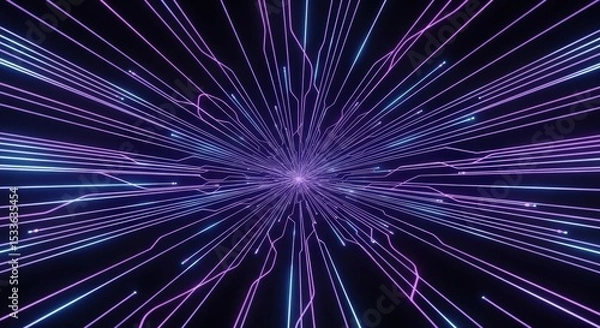 Fototapeta Abstract Light Streaks Pattern