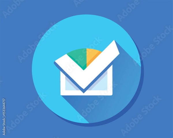 Fototapeta vector check mark icon