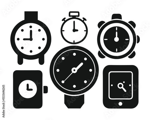 Fototapeta set of vector clocks